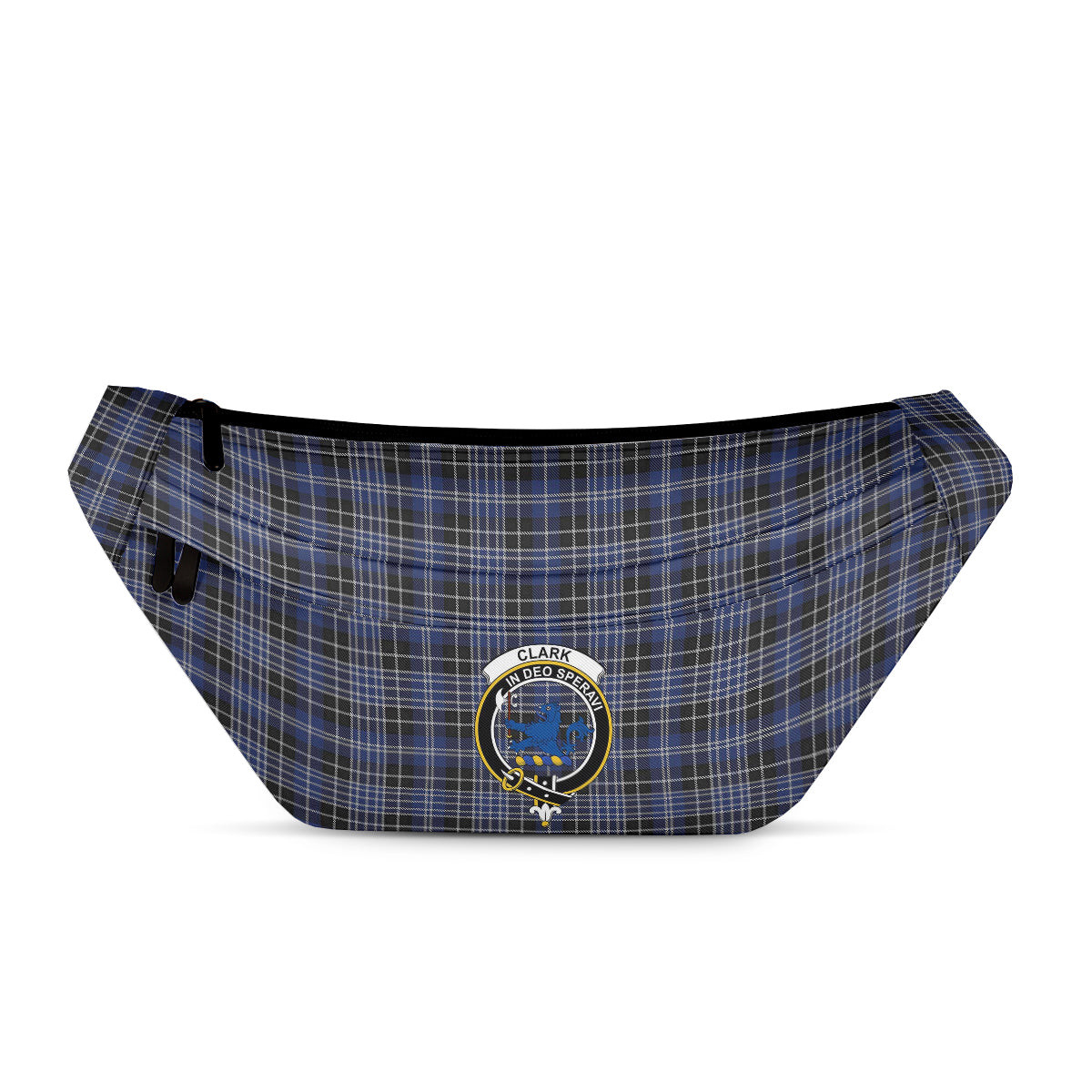 ScotsTee Shop Scottish Clark (Lion) Clan Crest Tartan Fanny Pack Plaid Waist Bag