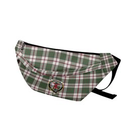 ScotsTee Shop Scottish Crawford Arisaid Dance Modern Clan Crest Tartan Fanny Pack Plaid Waist Bag