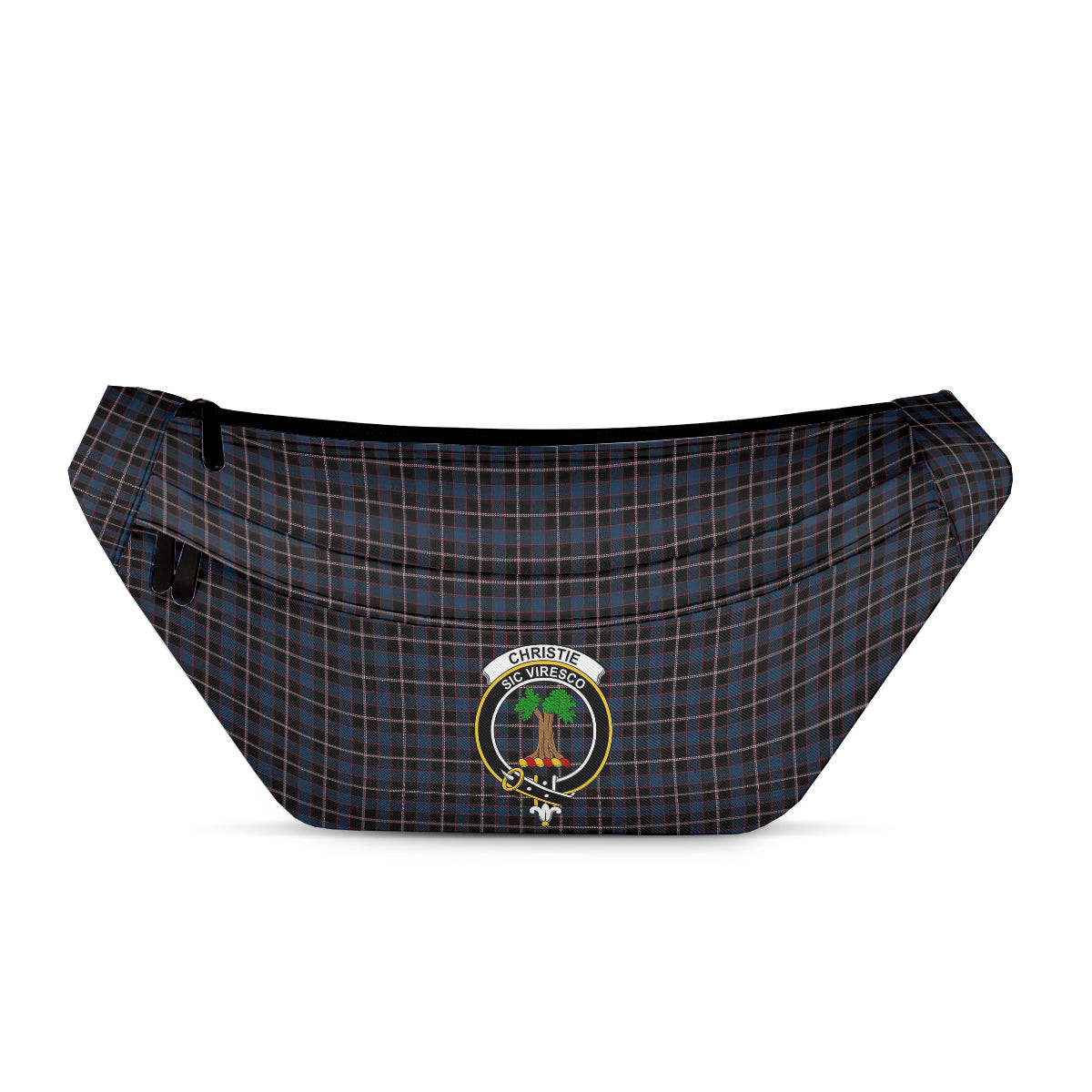 ScotsTee Shop Scottish Christie (2016) Clan Crest Tartan Fanny Pack Plaid Waist Bag
