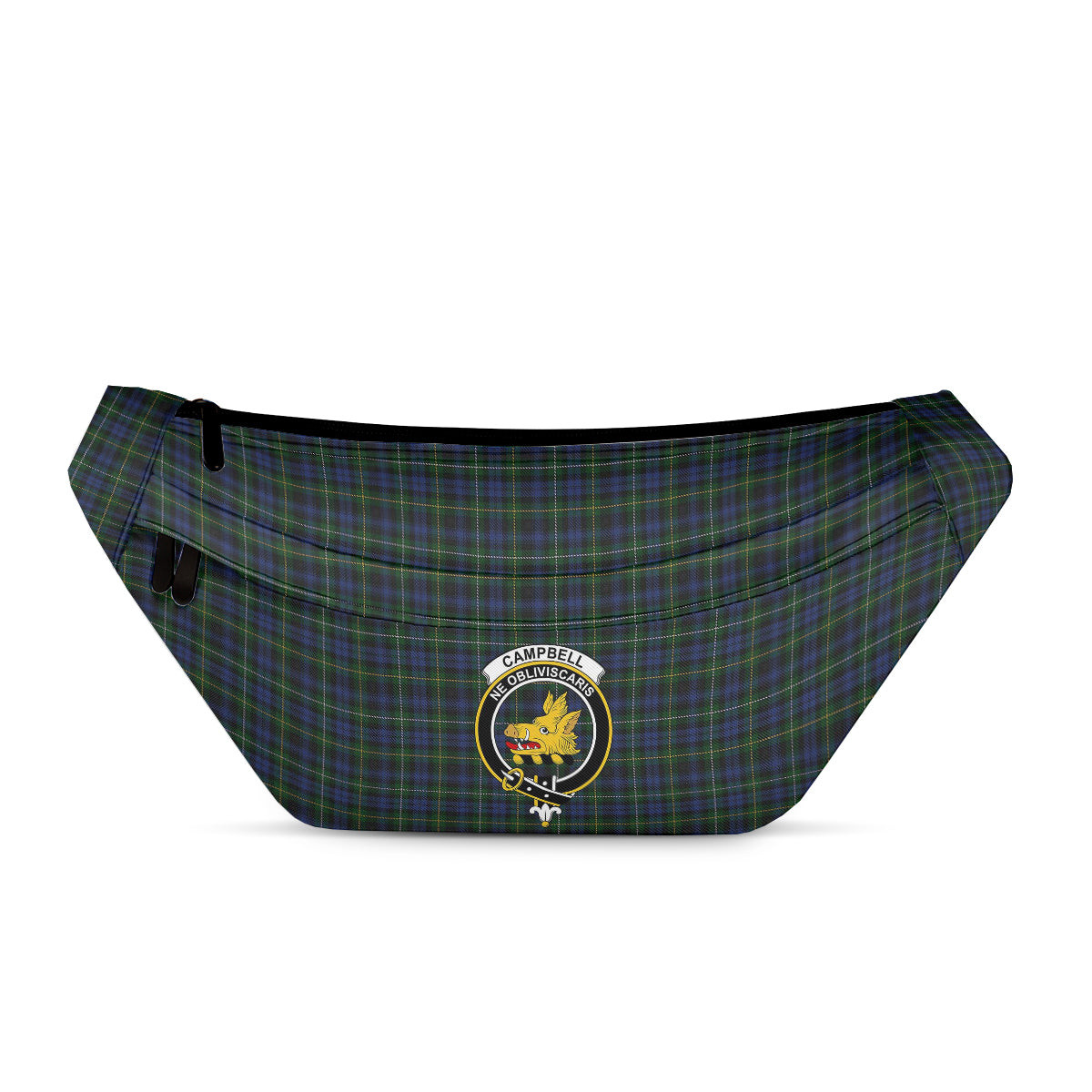 ScotsTee Shop Scottish Campbell of Argyll 01 Clan Crest Tartan Fanny Pack Plaid Waist Bag