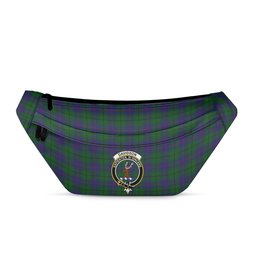 ScotsTee Shop Scottish Davidson Half Clan Crest Tartan Fanny Pack Plaid Waist Bag