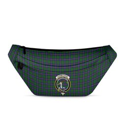 ScotsTee Shop Scottish Carmichael Modern Clan Crest Tartan Fanny Pack Plaid Waist Bag