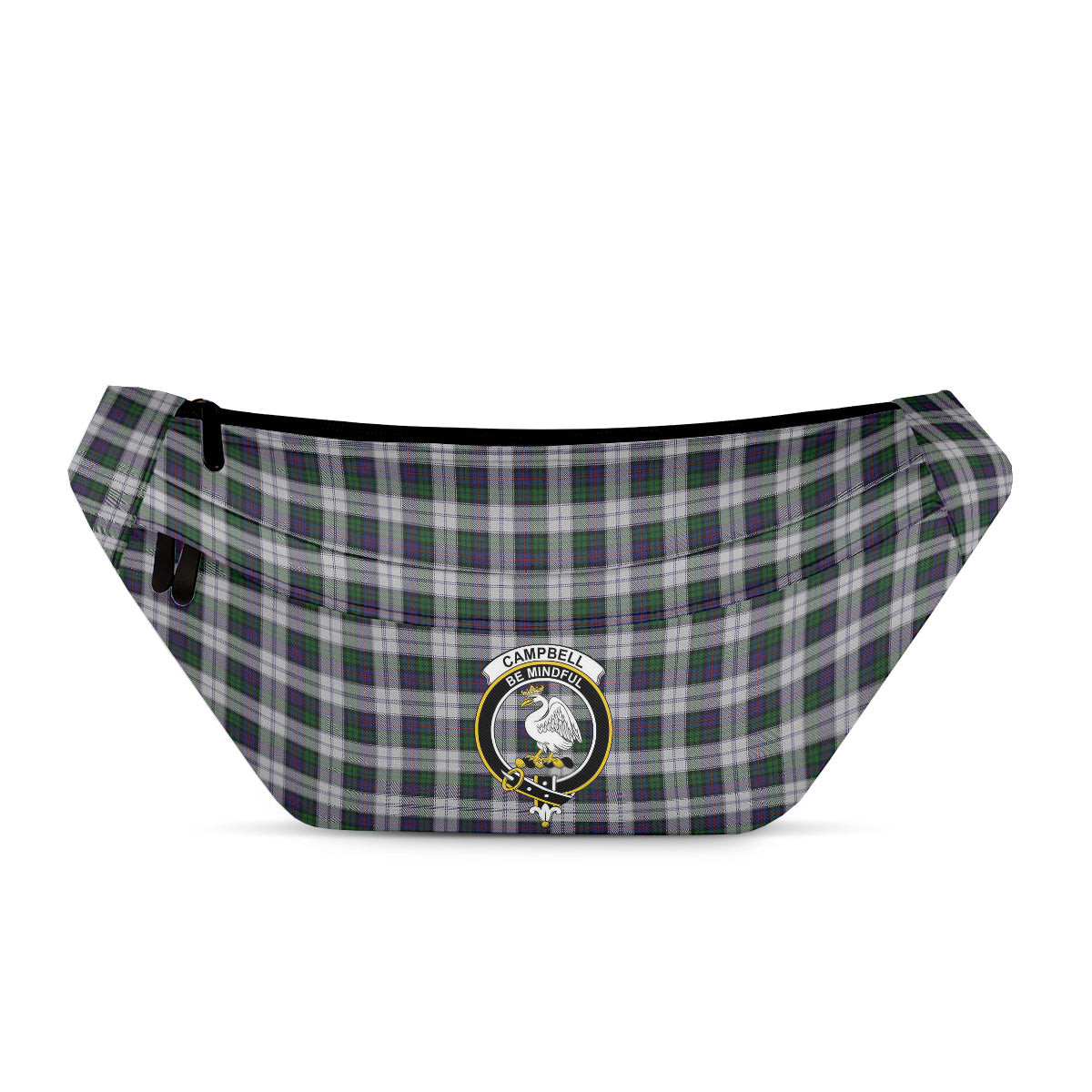 ScotsTee Shop Scottish Campbell of Cawdor Dress Clan Crest Tartan Fanny Pack Plaid Waist Bag