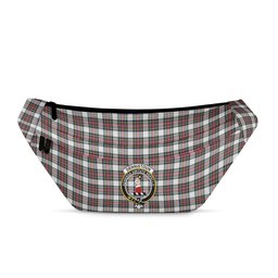 ScotsTee Shop Scottish Dennistoun Clan Crest Tartan Fanny Pack Plaid Waist Bag