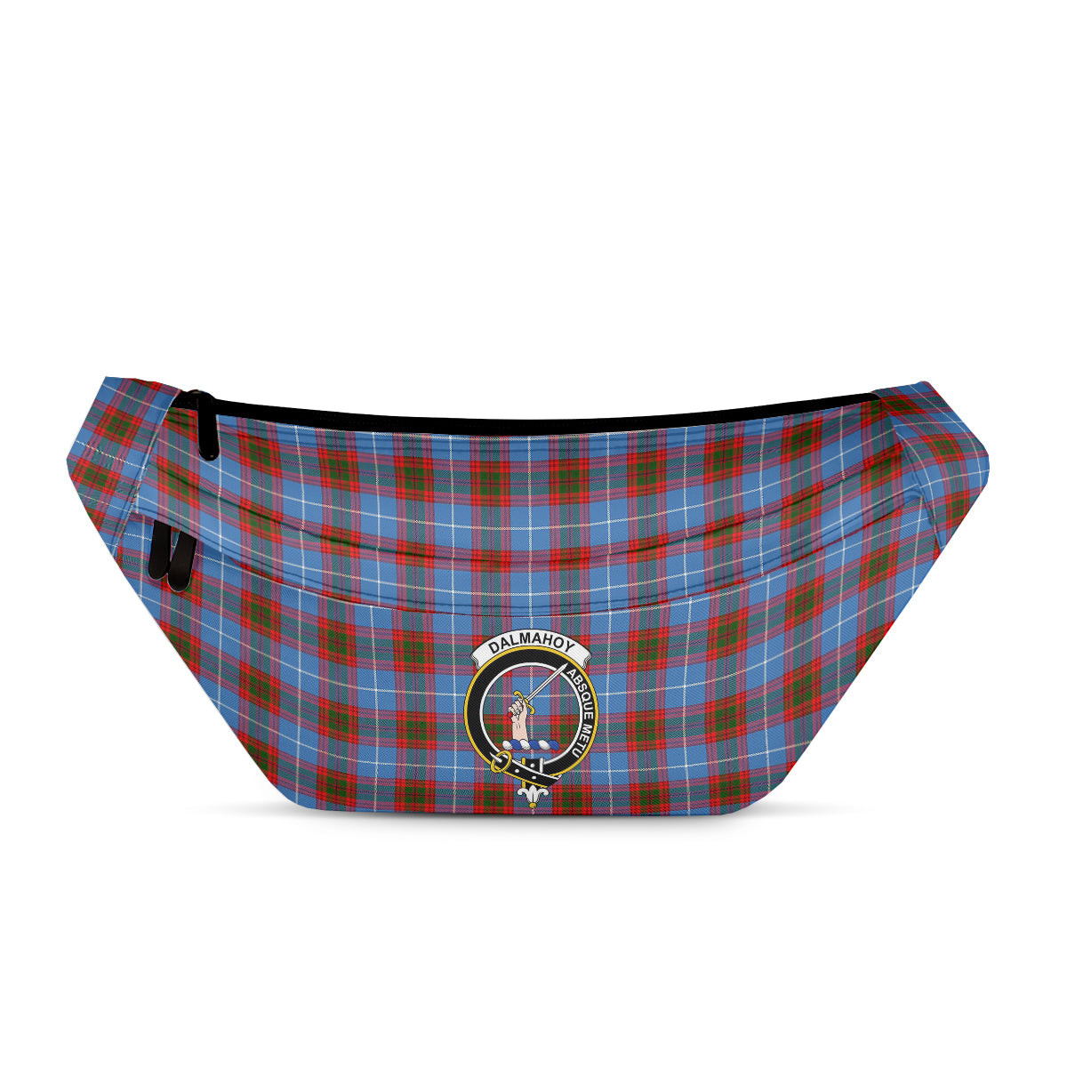 ScotsTee Shop Scottish Dalmahoy Clan Crest Tartan Fanny Pack Plaid Waist Bag