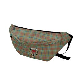 ScotsTee Shop Scottish Currie of Arran Ancient Clan Crest Tartan Fanny Pack Plaid Waist Bag