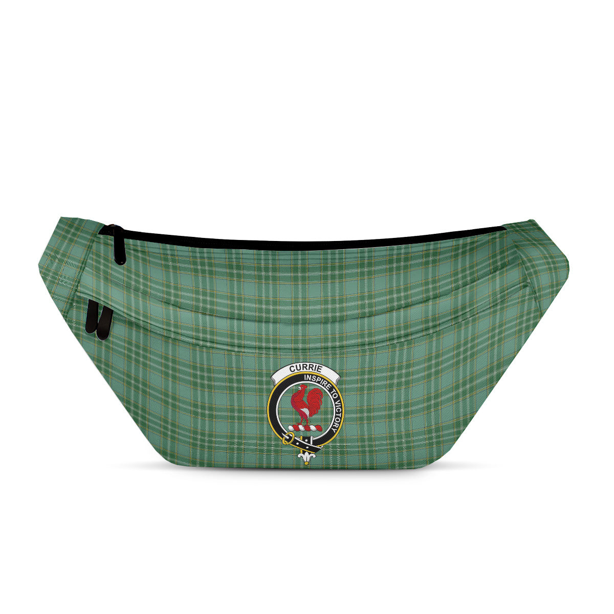ScotsTee Shop Scottish Currie Ancient Clan Crest Tartan Fanny Pack Plaid Waist Bag