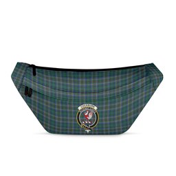 ScotsTee Shop Scottish Cockburn Modern Clan Crest Tartan Fanny Pack Plaid Waist Bag