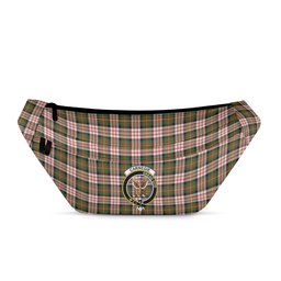 ScotsTee Shop Scottish Carnegie Dress Ancient Clan Crest Tartan Fanny Pack Plaid Waist Bag