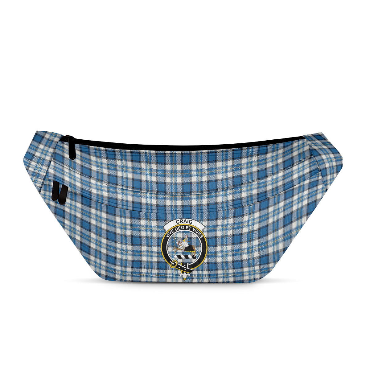 ScotsTee Shop Scottish Craig Paisley Ancient Clan Crest Tartan Fanny Pack Plaid Waist Bag