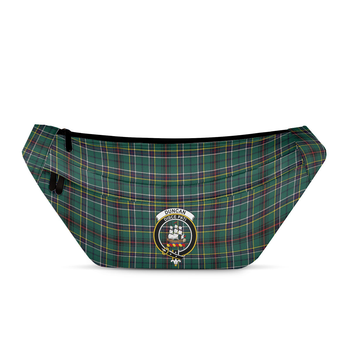 ScotsTee Shop Scottish Duncan of Sketraw Modern Clan Crest Tartan Fanny Pack Plaid Waist Bag