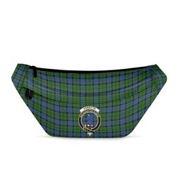 ScotsTee Shop Scottish Forsyth 1795 Clan Crest Tartan Fanny Pack Plaid Waist Bag