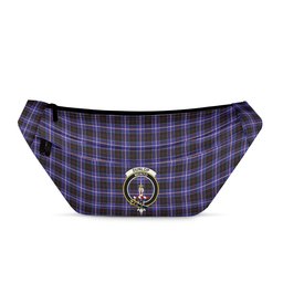 ScotsTee Shop Scottish Dunlop Modern Clan Crest Tartan Fanny Pack Plaid Waist Bag