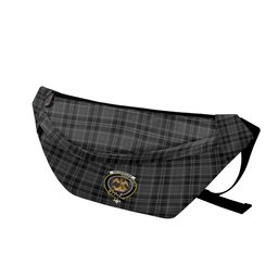 ScotsTee Shop Scottish Drummond Grey Clan Crest Tartan Fanny Pack Plaid Waist Bag