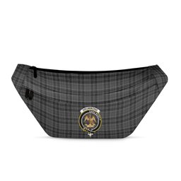 ScotsTee Shop Scottish Drummond Grey Clan Crest Tartan Fanny Pack Plaid Waist Bag
