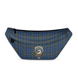 ScotsTee Shop Scottish Edmonstone Modern Clan Crest Tartan Fanny Pack Plaid Waist Bag