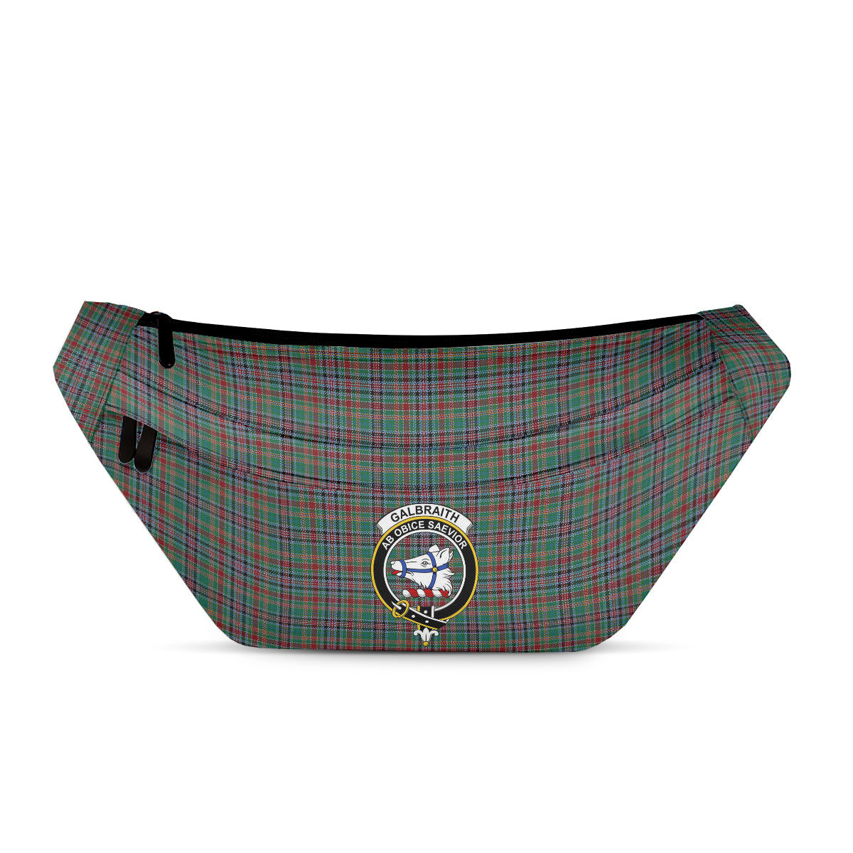 ScotsTee Shop Scottish Galbraith Old Ancient Clan Crest Tartan Fanny Pack Plaid Waist Bag