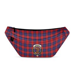 ScotsTee Shop Scottish Graham of Menteith Red Clan Crest Tartan Fanny Pack Plaid Waist Bag