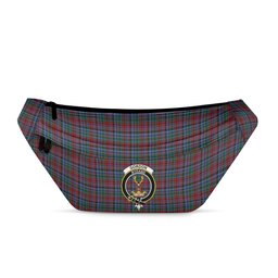 ScotsTee Shop Scottish Gordon Red Clan Crest Tartan Fanny Pack Plaid Waist Bag