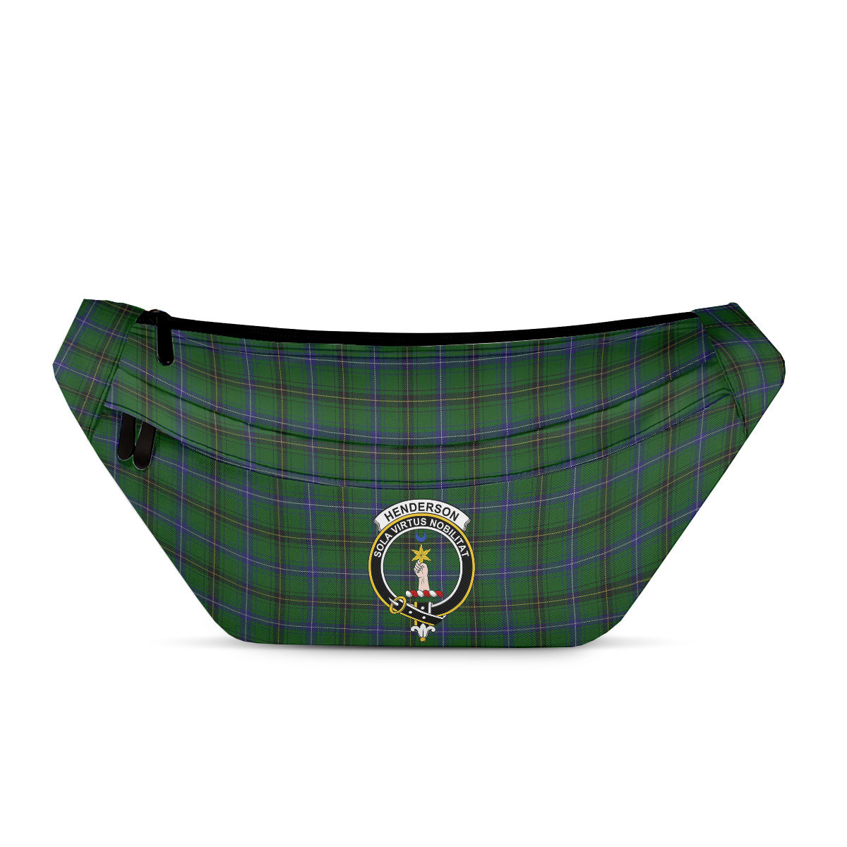 ScotsTee Shop Scottish Henderson Clan Crest Tartan Fanny Pack Plaid Waist Bag