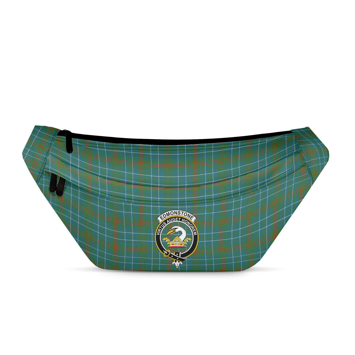 ScotsTee Shop Scottish Edmonstone Ancient Clan Crest Tartan Fanny Pack Plaid Waist Bag