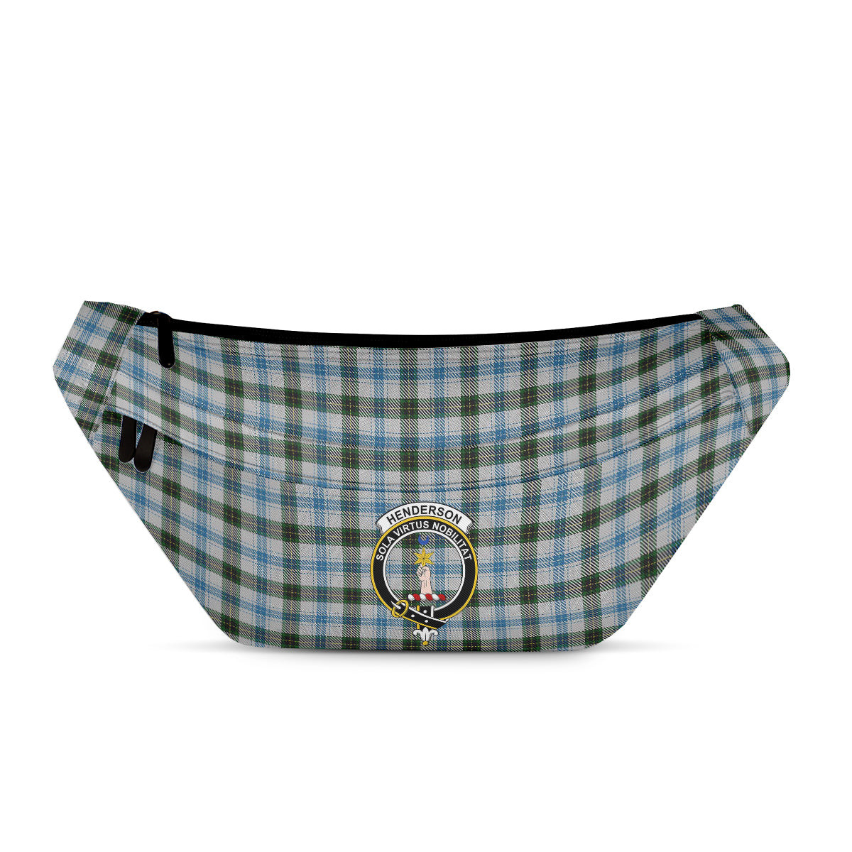 ScotsTee Shop Scottish Henderson Dress 1 Clan Crest Tartan Fanny Pack Plaid Waist Bag