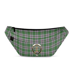 ScotsTee Shop Scottish Gray Hunting Ancient Clan Crest Tartan Fanny Pack Plaid Waist Bag