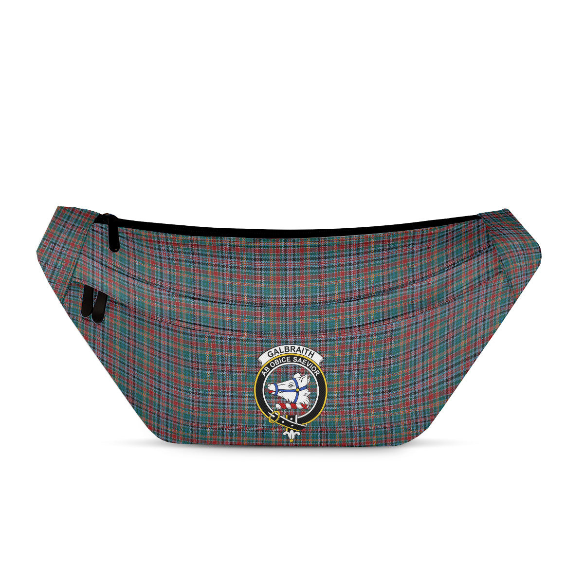 ScotsTee Shop Scottish Galbraith Old Modern Clan Crest Tartan Fanny Pack Plaid Waist Bag