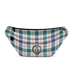 ScotsTee Shop Scottish Guthrie Dress Modern Clan Crest Tartan Fanny Pack Plaid Waist Bag