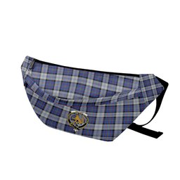 ScotsTee Shop Scottish Gillies Dress Blue Clan Crest Tartan Fanny Pack Plaid Waist Bag