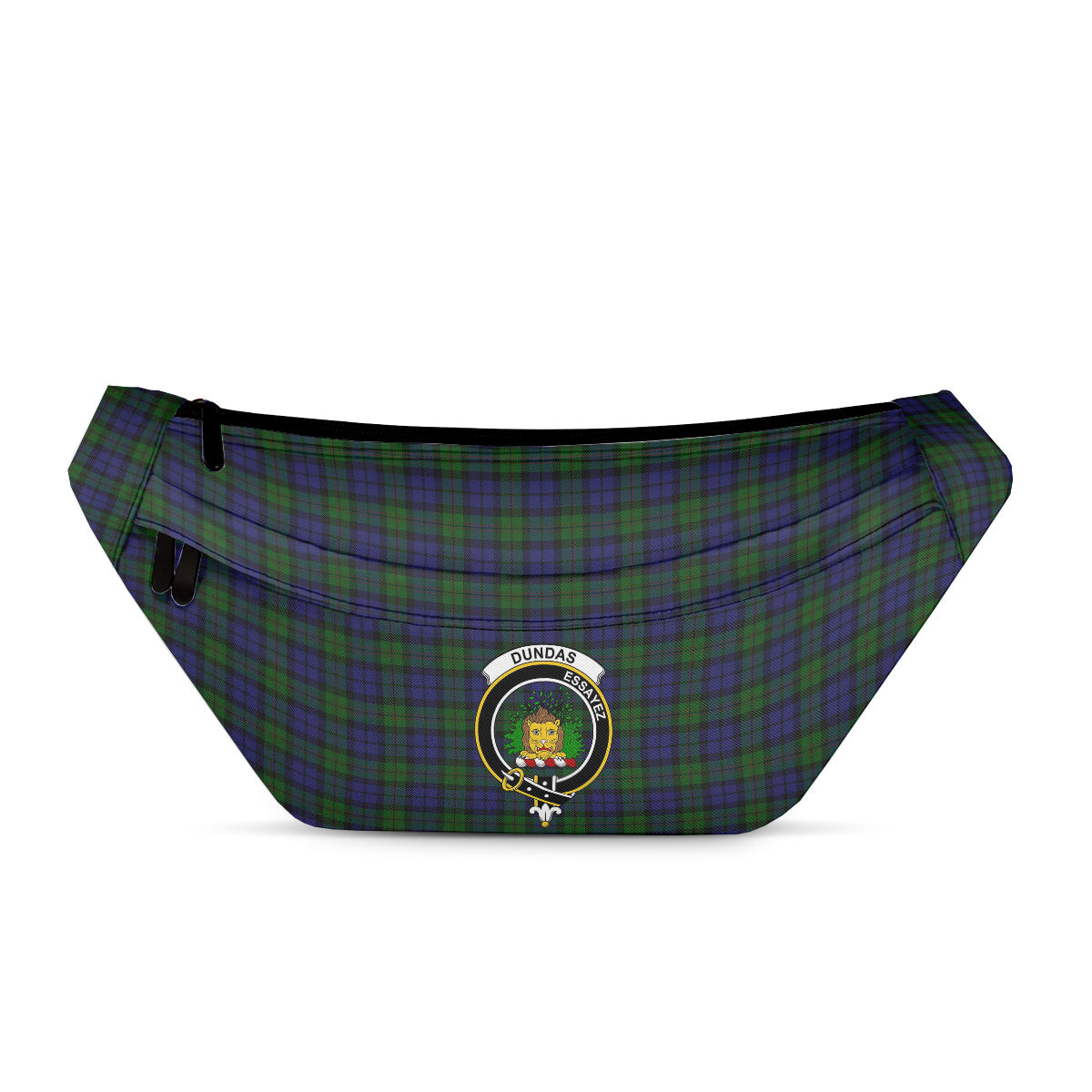 ScotsTee Shop Scottish Dundas Clan Crest Tartan Fanny Pack Plaid Waist Bag