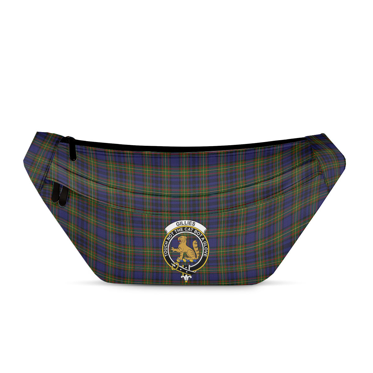 ScotsTee Shop Scottish Gillies 1 Clan Crest Tartan Fanny Pack Plaid Waist Bag