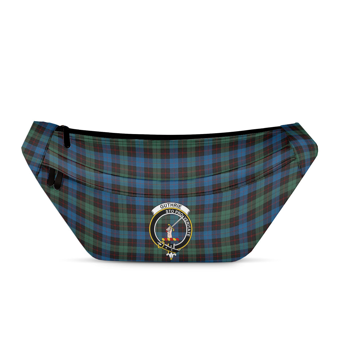 ScotsTee Shop Scottish Guthrie Clan Crest Tartan Fanny Pack Plaid Waist Bag