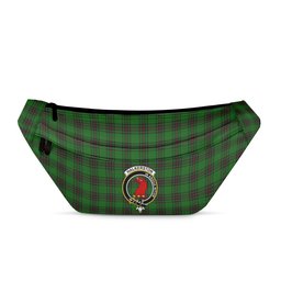 ScotsTee Shop Scottish Halkerston Clan Crest Tartan Fanny Pack Plaid Waist Bag