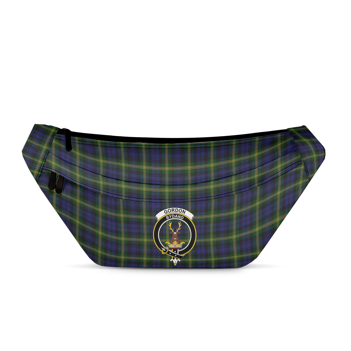 ScotsTee Shop Scottish Gordon of Esslemont Clan Crest Tartan Fanny Pack Plaid Waist Bag