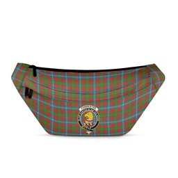 ScotsTee Shop Scottish Forrester Ancient Clan Crest Tartan Fanny Pack Plaid Waist Bag