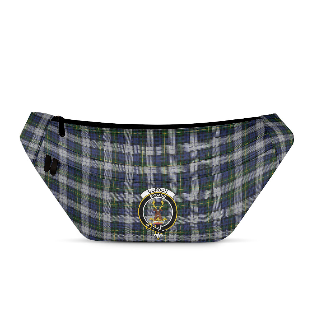 ScotsTee Shop Scottish Gordon Dress Original Clan Crest Tartan Fanny Pack Plaid Waist Bag