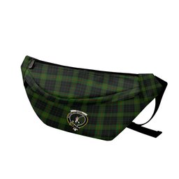 ScotsTee Shop Scottish Gunn VS Clan Crest Tartan Fanny Pack Plaid Waist Bag