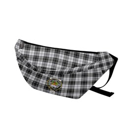 ScotsTee Shop Scottish Douglas Grey Ancient Clan Crest Tartan Fanny Pack Plaid Waist Bag