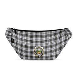 ScotsTee Shop Scottish Douglas Grey Ancient Clan Crest Tartan Fanny Pack Plaid Waist Bag