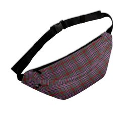 ScotsTee Shop Scottish Gordon Red 1819 Clan Crest Tartan Fanny Pack Plaid Waist Bag