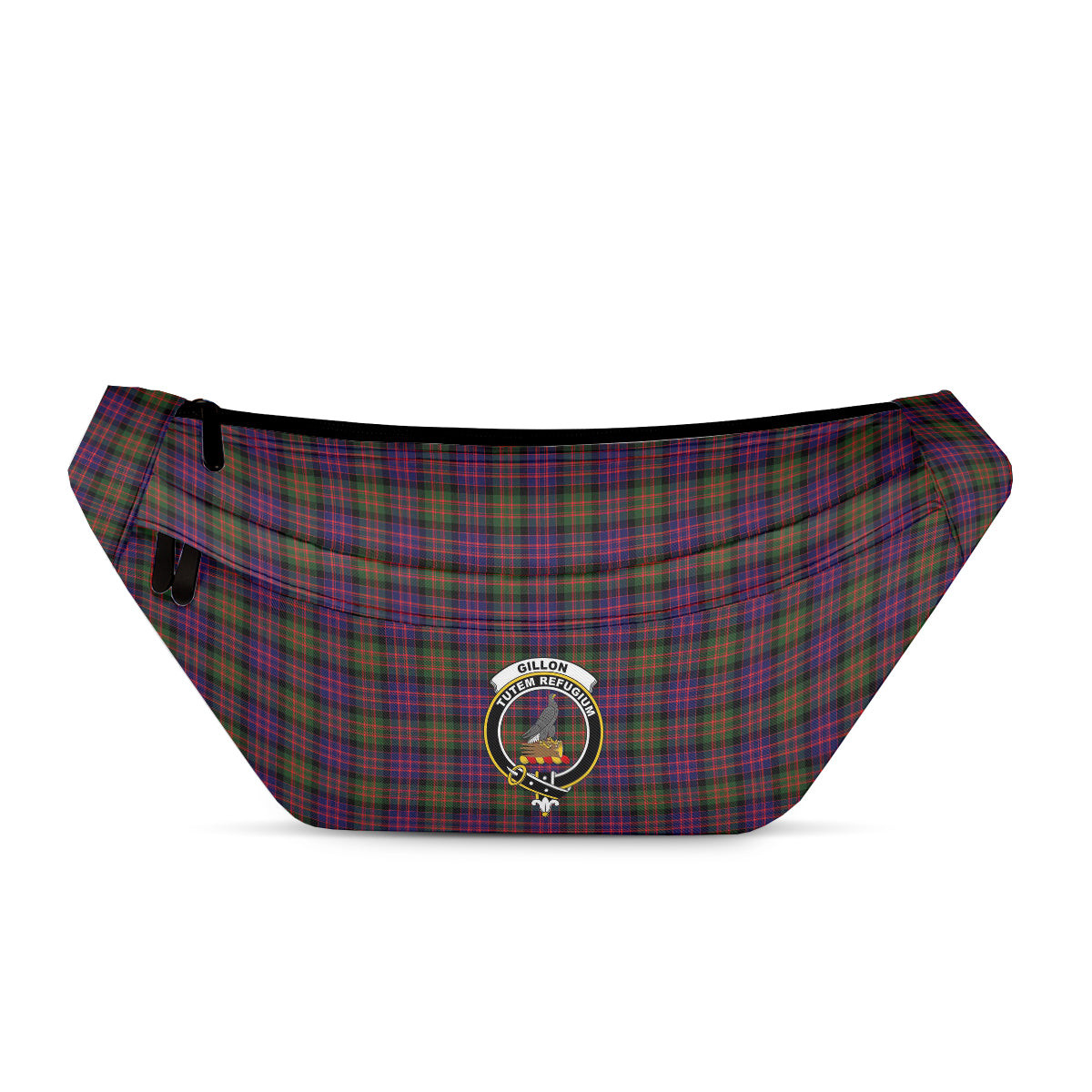ScotsTee Shop Scottish Gillon Clan Crest Tartan Fanny Pack Plaid Waist Bag