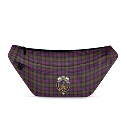 ScotsTee Shop Scottish Gillon Clan Crest Tartan Fanny Pack Plaid Waist Bag