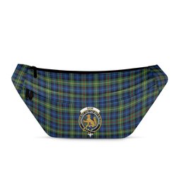 ScotsTee Shop Scottish Gow Hunting Modern Clan Crest Tartan Fanny Pack Plaid Waist Bag
