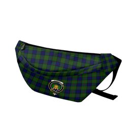ScotsTee Shop Scottish Dundas Modern Clan Crest Tartan Fanny Pack Plaid Waist Bag