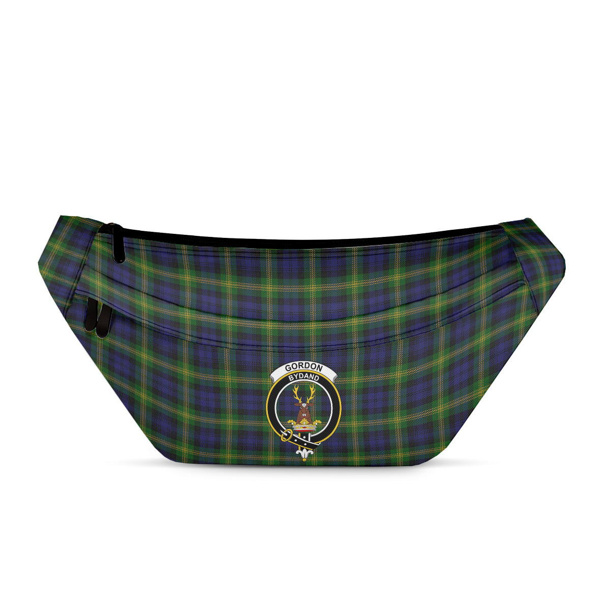 ScotsTee Shop Scottish Gordon of Esselmont Clan Crest Tartan Fanny Pack Plaid Waist Bag