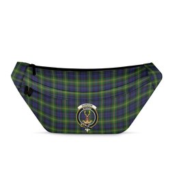 ScotsTee Shop Scottish Gordon of Esselmont Clan Crest Tartan Fanny Pack Plaid Waist Bag
