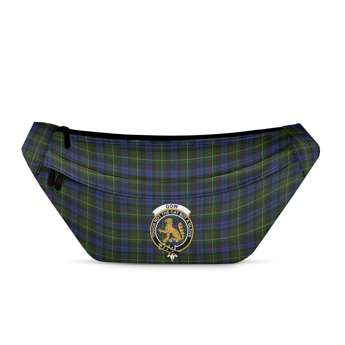 ScotsTee Shop Scottish Gow Hunting 2 Clan Crest Tartan Fanny Pack Plaid Waist Bag