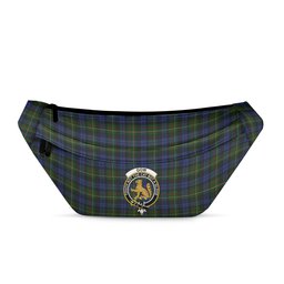 ScotsTee Shop Scottish Gow Hunting 2 Clan Crest Tartan Fanny Pack Plaid Waist Bag