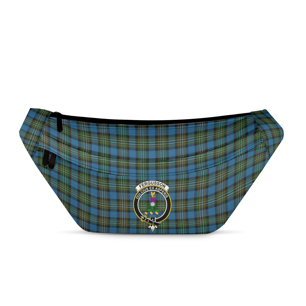 ScotsTee Shop Scottish Ferguson Tarlogie Clan Crest Tartan Fanny Pack Plaid Waist Bag